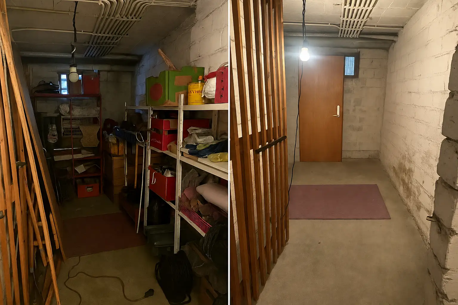 Keller entrümpeln Bochum Vorher Nachher – Movehaus